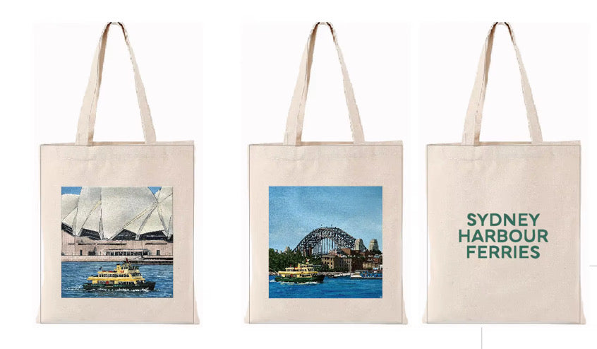 Sydney Icons Tote Collection x 2 – Art by Jo Waite