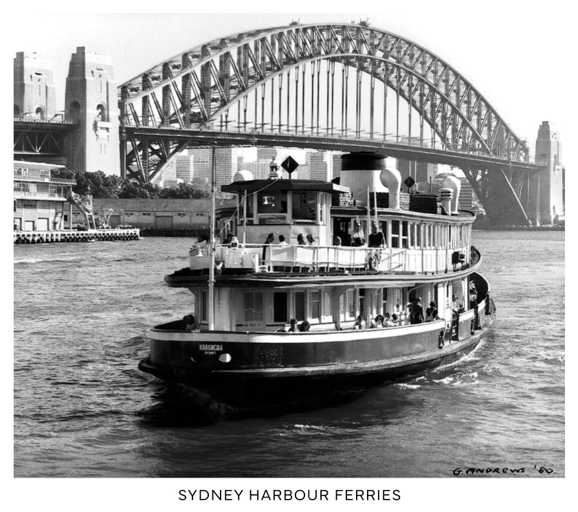 Sydney Harbour Ferries  Book- Kanangra Donation and Print